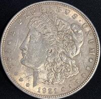 1921 Morgan Silver Dollar Coin