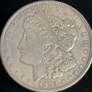 1921-S Morgan Silver Dollar Coin