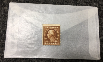 1909 Washington Stamp, No Gum