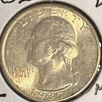 1935 MS68 RARE MINT ERROR Xs 2 SILVER QUARTER - 3