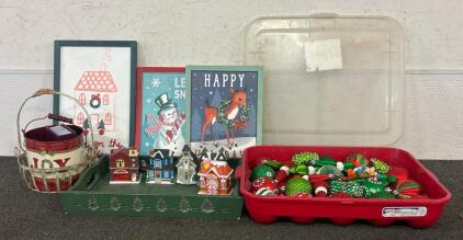 Ornaments, Christmas Hanging Signs, And More