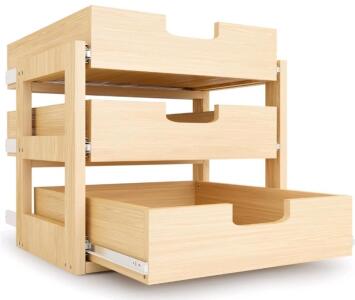 3-Tier Drawers For Cabinets 20" x 21" x 16"