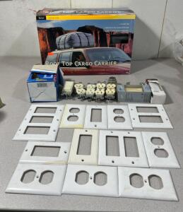 Roof Top Cargo Carrier, Box Of Premounted Screws & More.