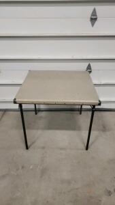Vintage Folding Table 30"x30"x27"