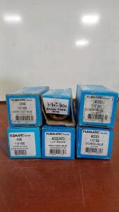 (2) Flomatic 1-1/2"-60SE Enviro Foot Valve (1) Flomatic 1-1/4"-80C Enviro Check Valve (3) Flomatic 1-1/2"-80DI DI Check Valve