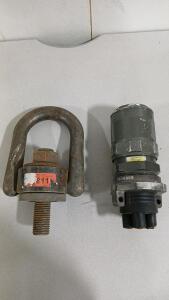 (1) Swivel Hoist Ring (1) Cadillac Industrial Electric Connector