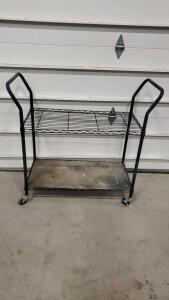 Metal Rolling Cart 43.25"x18"x40"