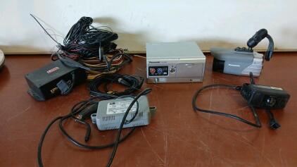 (1) Panasonic AG-CPD20P Memory Card Video Recorder (1) Panasonic Arbitrator360 In-Car Camera (1) Panasonic WV-VC31 Network Camera & More