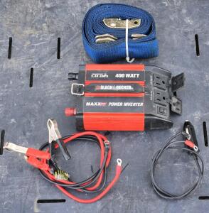 Black & Decker 400 Watt MaxxSST Power Inverter & Heavy Duty Strap