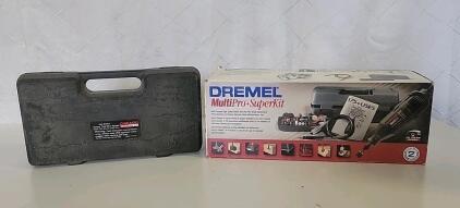 (1) Dremel Multipro Kit (1) Chicago Electric Rotary Tool 4 Speed