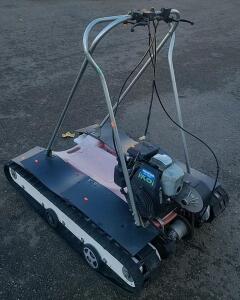 (1) Home Made Honda 5HP Motor Powered Tank Track Machine