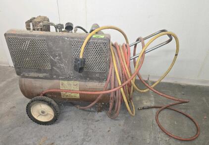Leeson Power Pro 2 HP Air Compressor, (PLEASE READ DESCRIPTION) Located Freezer Door #1