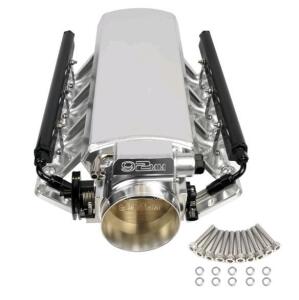 (1) Htostar Racing LS Intake Manifold Compatible with LS1 LS2 LS6 of cathedral port heads W/ Drive by Cable Throttle Body Compatible W/Chevy, Cadillac, Pontiac Aluminum (92mm)