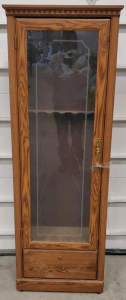 Wooden Gun Safe With Keys 22.25"x12.25"x66.25"
