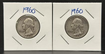 1960 Washington Quarter, 90% Silver, Philadelphia Mint
