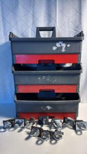 (3) Tool Trays w/Sliding Drawer , (10) Truck Bed Tie Down Rings
