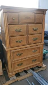 Large Brown Dresser 36.25"x17"x56"