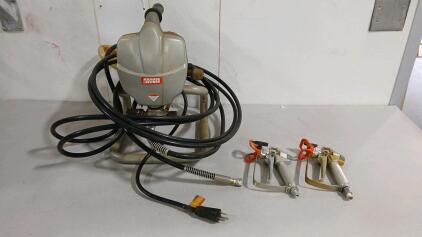 (1) Krause & Becker Airless Paint Sprayer W/ 2 Attachments