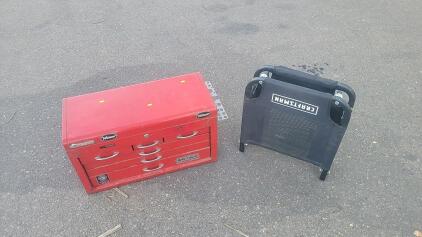 (1) Bison Tool Box (1) Craftsman Creeper