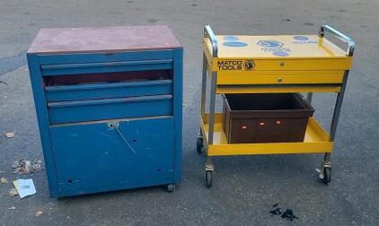 (1) 33"x30"x17" Matco Tools Rolling Tool Box (1) 3'x18"x29" Pennzoil Tool Box