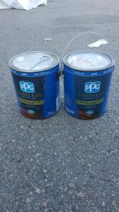 (2) 1 Gallon PPG Timeless Exterior Paint + Primer