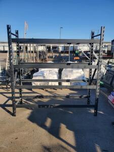 Heavy Duty Black Rack 77"x 24"x78"