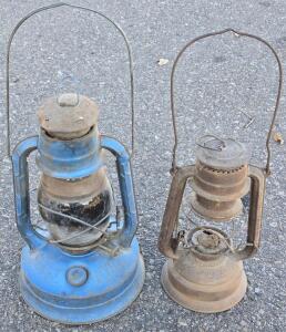 Vintage FeuerHand No. 276 Baby & Vintage Dietz No. 100 Oil Lanterns