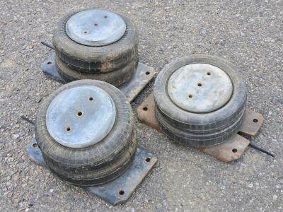 (3) Goodyear Super Cushion Air Springs - 9"&oslash;