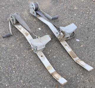 (2) T-600 Boating Manual Trailer Winch / 600LB Maximum Line Pull - 36"L