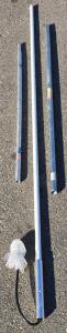 PCTEL | MFB1503 150-156 MHz 350 Watts 3dB Ga N-Male Conn White Fiberglass Antenna - 95"L w/ [2] Extra Poles