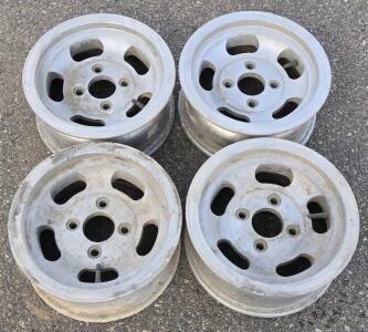 Set of (4) 13" Aluminum 4-Lug Wheels
