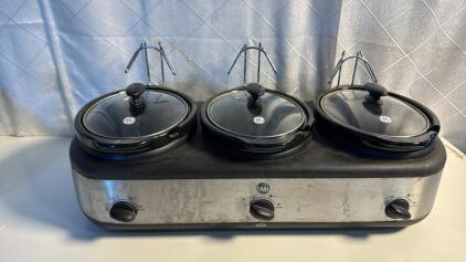General Electric 3 Pot Warmer