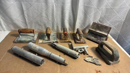 (5) Concrete Edging Trowles (5) Other Concrete Tools