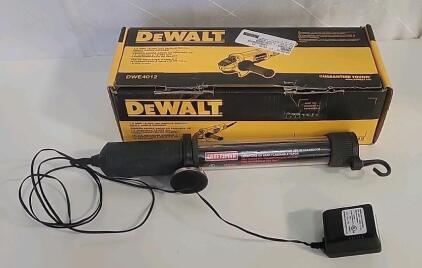 (1) Dewalt Electric Grinder (1) Craftsman Rechargeable Light