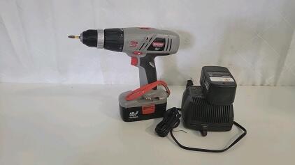 (1) Craftsman 19.2 Volt Cordless Drill W/ Charger & 2 Batterys