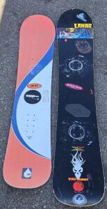 Used Lamar Snowboard - 61"L & Used Liquid Snowboard - 54"L