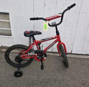 RED & Black Huffy 16" Rock It Kids' Bike. (PLEASE read Description)