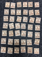 (35) Warren Harding 1-1/2-Cent Stamps