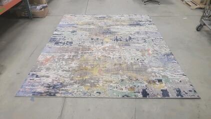 8'x10' Decorated Rug