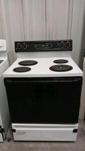 (1) GE Electric Stove W/ Coil Top Burners -30"L x26"W x45"H
