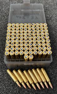 (100) Rnds Of Tulammo 22-250 REM Ammunition