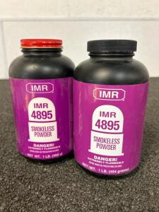 (2) Bottles Of IMR 4895 Smokeless Powder