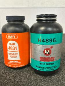 IMR 4831 Smokeless Powder and Hogdgon H4895 Rifle Powder
