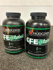 (2) Bottles Of Hodgdon Copper Fouling Eraser