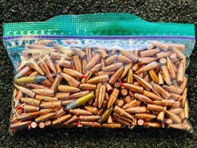 Bag Of Mixed .22 Cal. Bullets