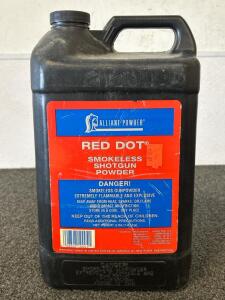Bottle Of Alliant Red Dot Smokeless ShotGun Powder
