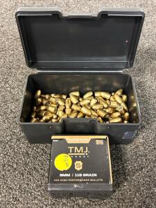 Unopened Box Of Speer TMJ 9mm 115 Gr. And Partial Box Of Armscor 9mm 124 Gr. FMJ