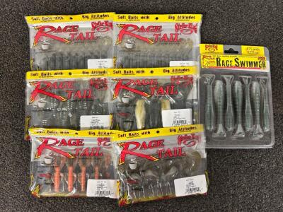 Rage Tail Soft Bait Packs