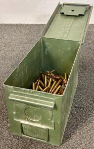 Metal Ammo Box With .308 Win. Ammunition (Unkown Quantity)