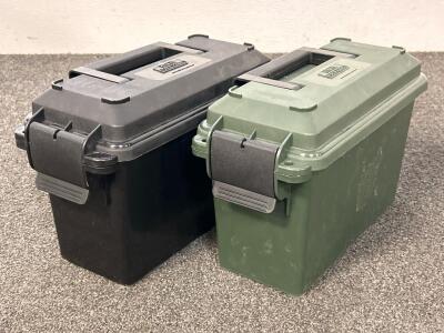 (2) Empty Ammo Boxes